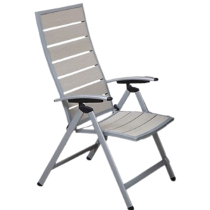 FERRARA πολυθρόνα κήπου αλουμινίου polywood, 58x75x104     